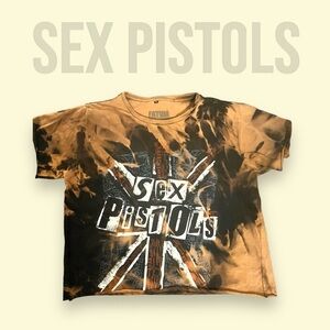 Sex Pistols tie die crop top​​​​​